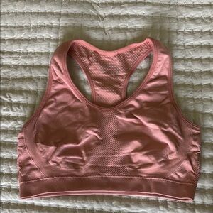 Jockey Peach Sports Bra with Racerback Design